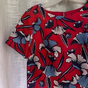 j. crew short sleeve shift dress - size 00